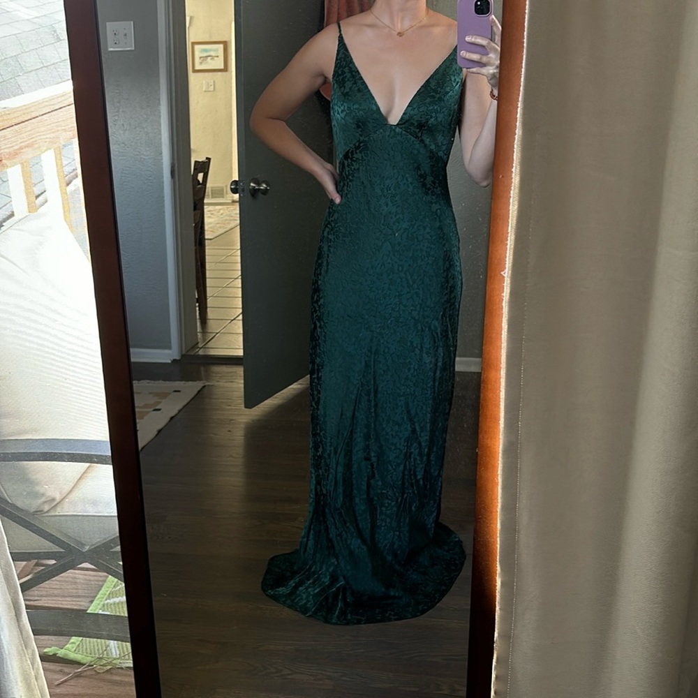 NWOT Jenny Yoo Gabriela Dress in Emerald